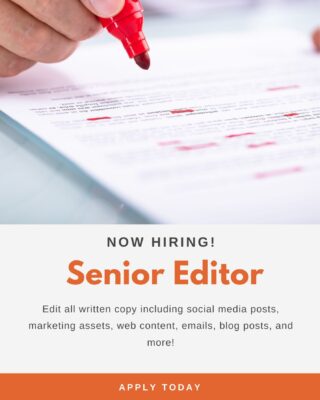 If you have 6 or more years of editing experience, including SEO experience, we want to hear from you!

(#linkinbio)

#lifeatoutlook #nowhiring #editor #jobs #wfh