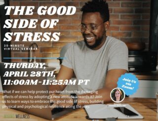 We decided to close Stress Awareness Month in a good note and we had Licensed Marriage and Family Therapist, Cassandra Moore, teach us new ways to embrace the good side of stress. 

In this virtual seminar, we learned how to adapt a new attitude towards stress  and how to build physical and psychological resilience! 

#stressawarenessmonth #april #lifeatoutlook