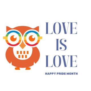 Happy Pride Month! ? 

Owlie made an "outfit" change this month! 

What do we think? (Yes, it's their glasses) 

#pridemonth #lifeatoutlook #OAmascot